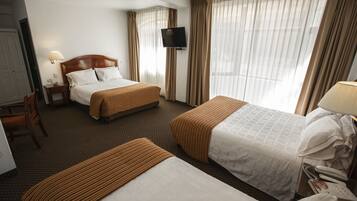 Triple Room | Memory foam beds, in-room safe, desk, soundproofing