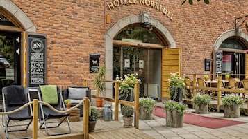 Overnatningsstedets facade