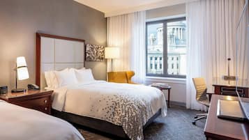 Premium bedding, minibar, in-room safe, desk