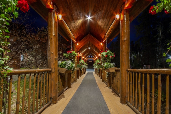 Entrée de l’hébergement