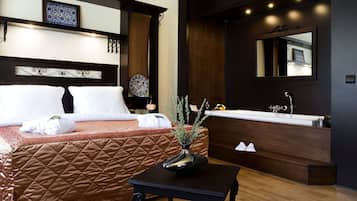 Premium Sultan Junior Suite | Κλινοσκεπάσματα υψηλής ποιότητας, μίνι μπαρ, χρηματοκιβώτιο στο δωμάτιο