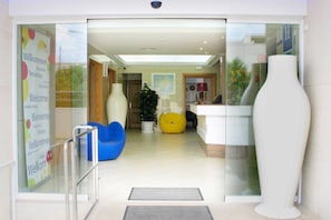 Interior entrance