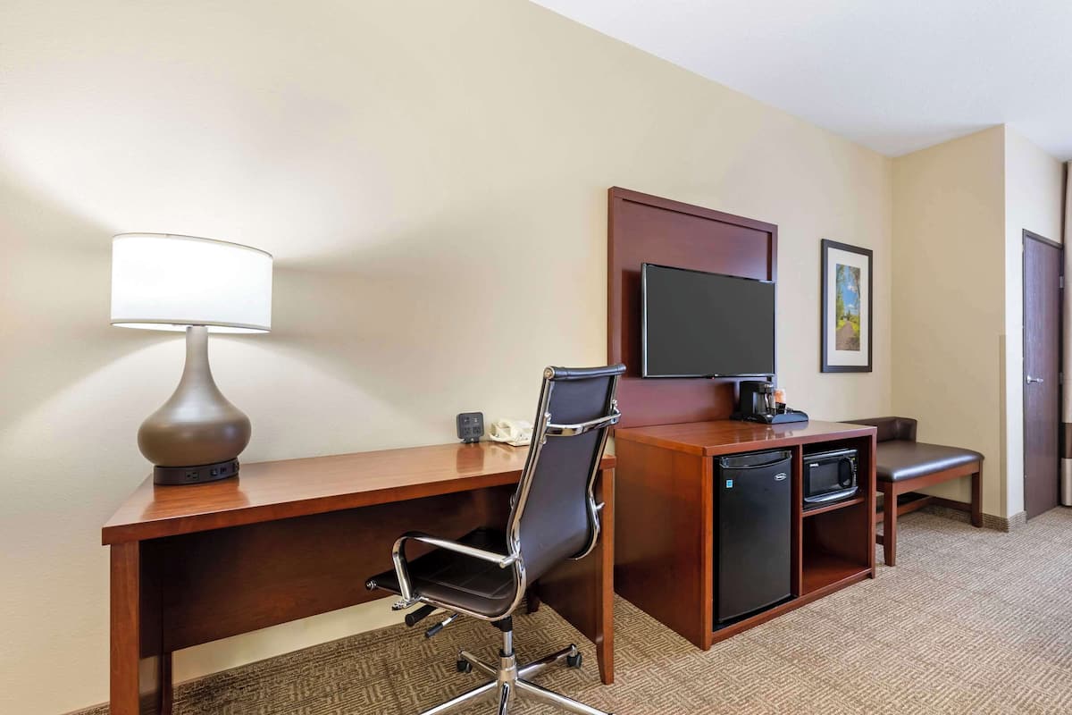 suite, accessible, non smoking | in-room safe, desk, laptop workspace, blackout curtains