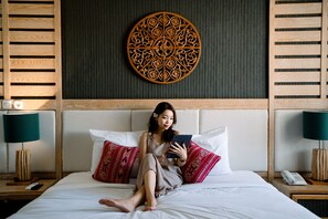 Lagoon Double, Pool View | Premium bedding, minibar, in-room safe, individually furnished - Baleka Resort Hotel & Spa (Legian)