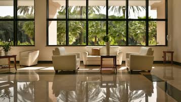 Sala de estar en el lobby