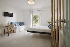 Quarto casal, vista para o jardim | Roupas de cama de algodĂŁo egĂpcio, roupas de cama premium