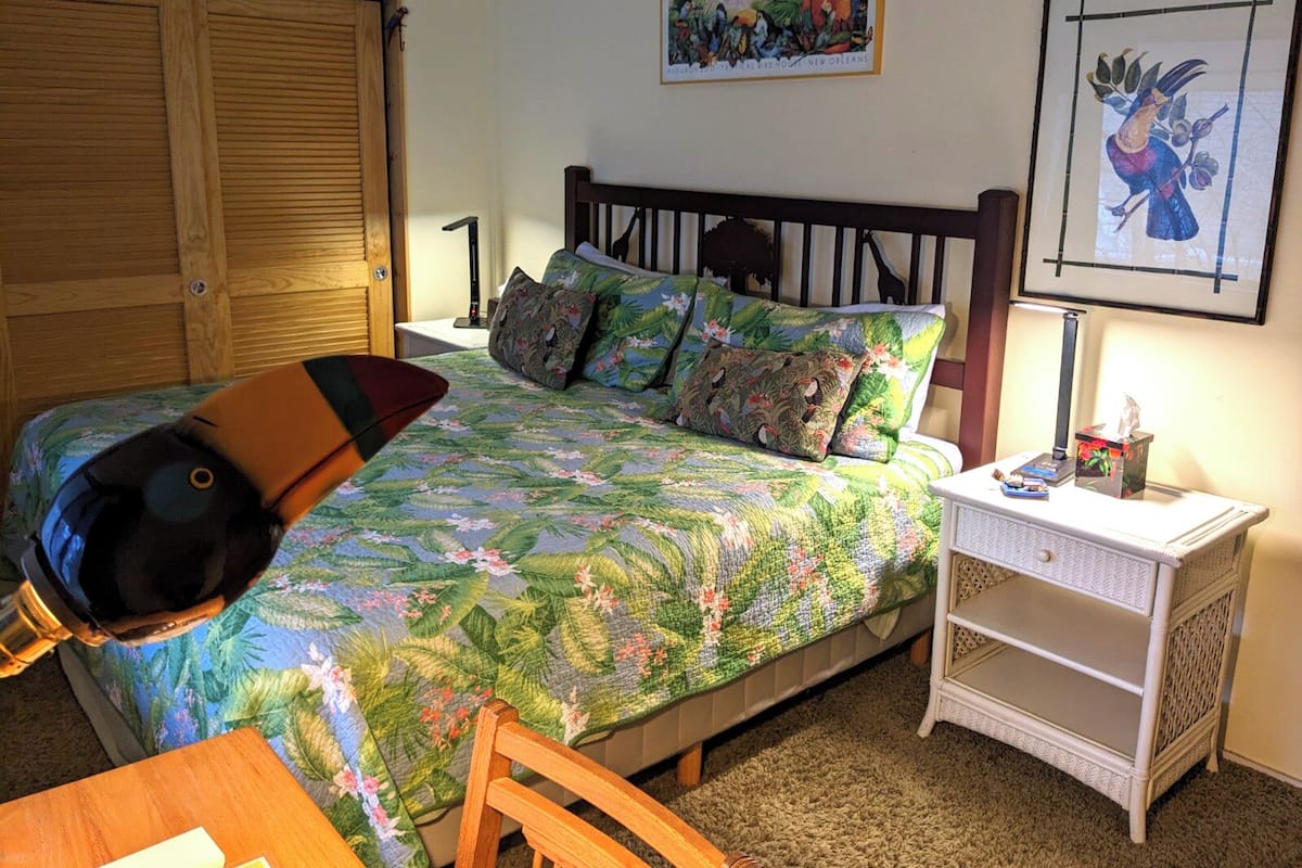Aviary | Blackout drapes, soundproofing, iron/ironing board, WiFi (free)