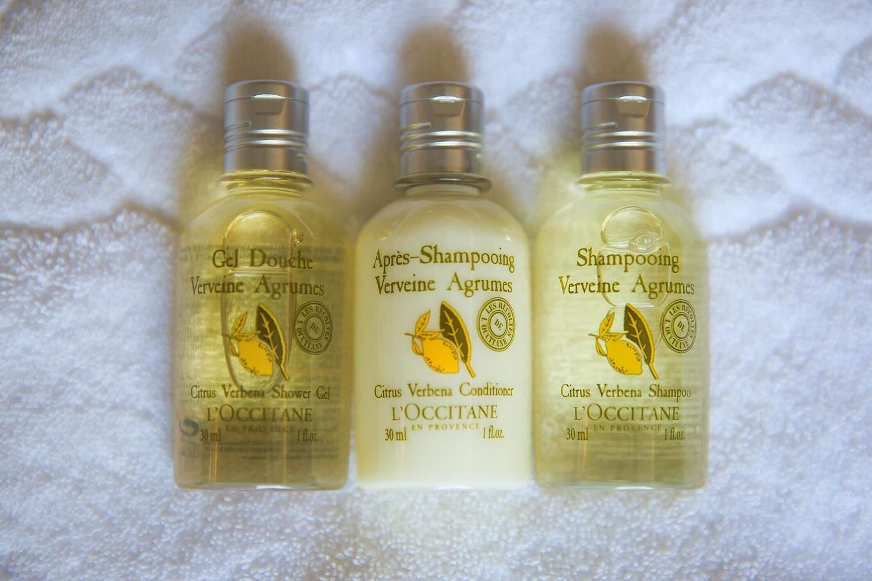 combined shower/bathtub, free toiletries, hair dryer, bathrobes