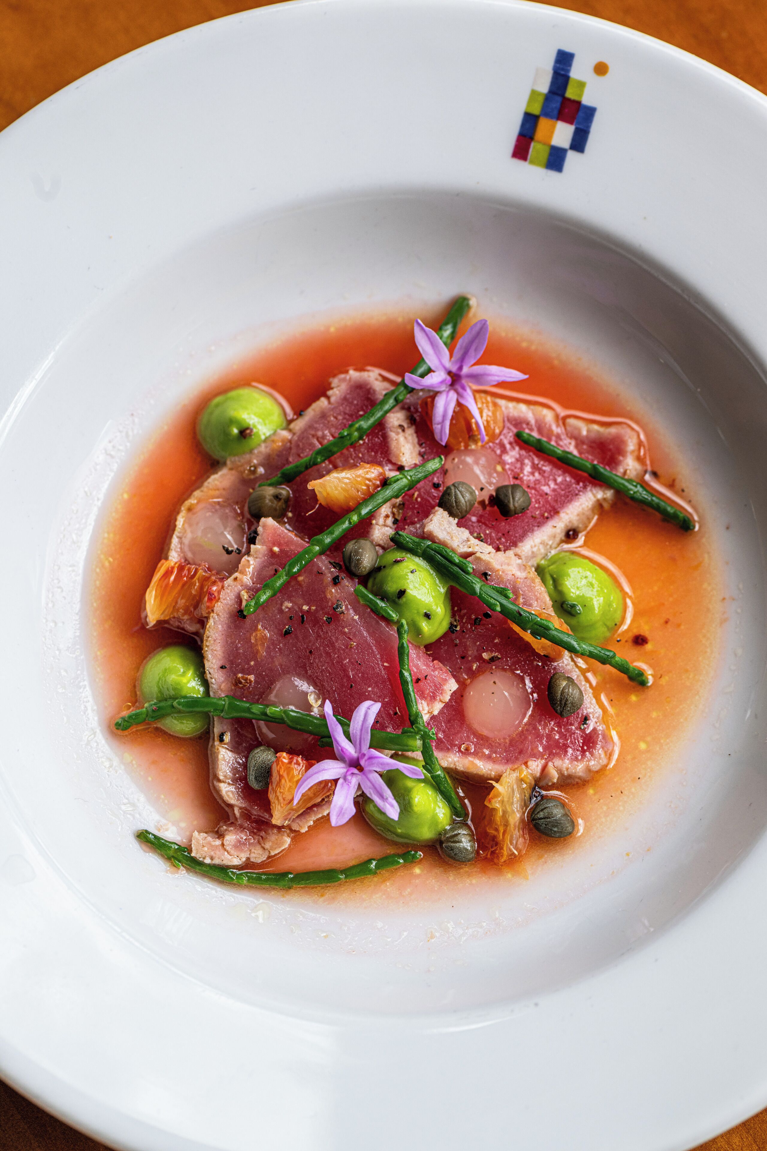 A plate of food with various ingredients.