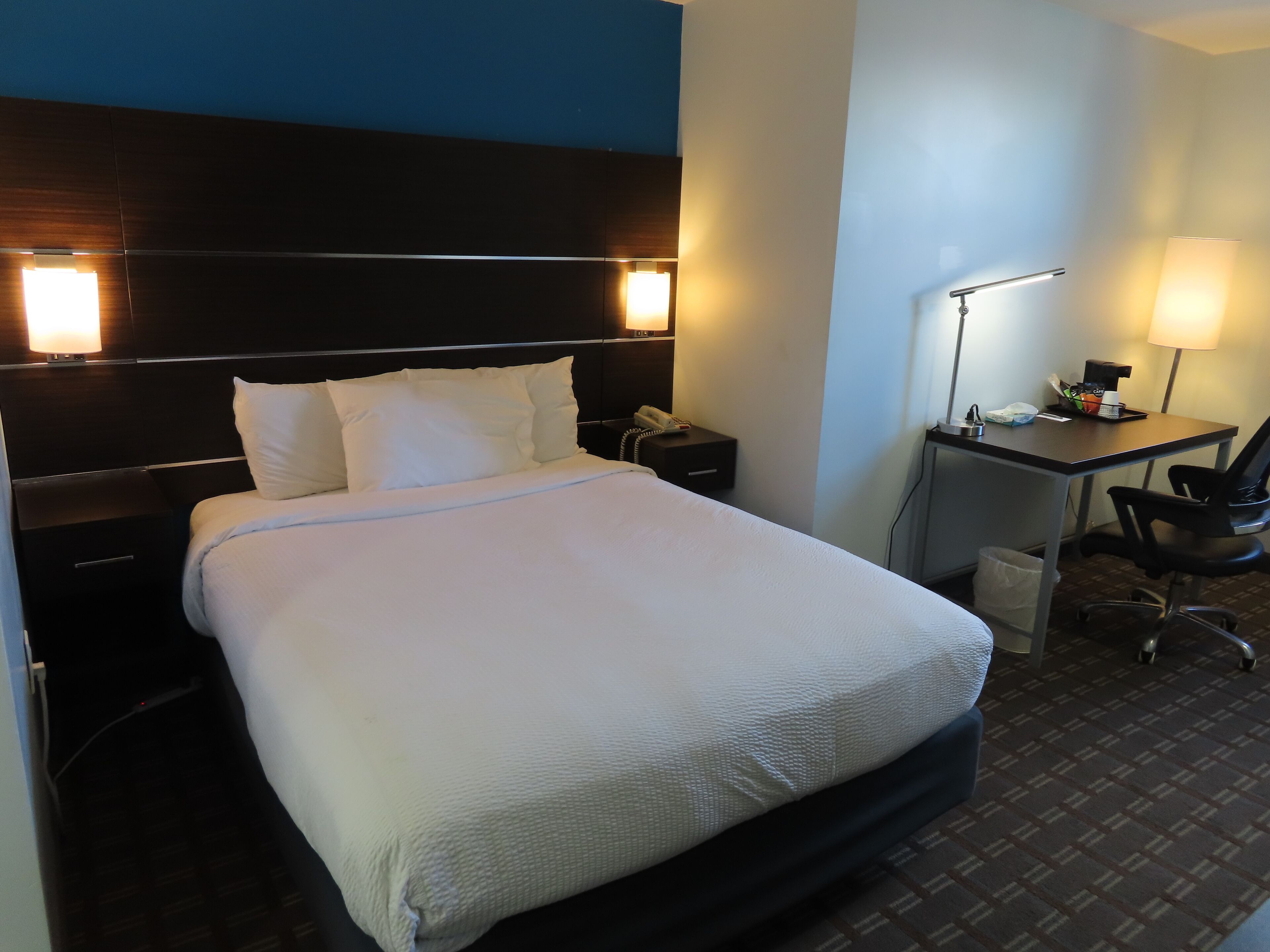 Premium bedding, in-room safe, soundproofing, iron/ironing board