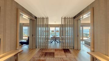 Premium bedding, memory-foam beds, minibar, in-room safe