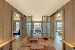 Premium bedding, memory-foam beds, minibar, in-room safe