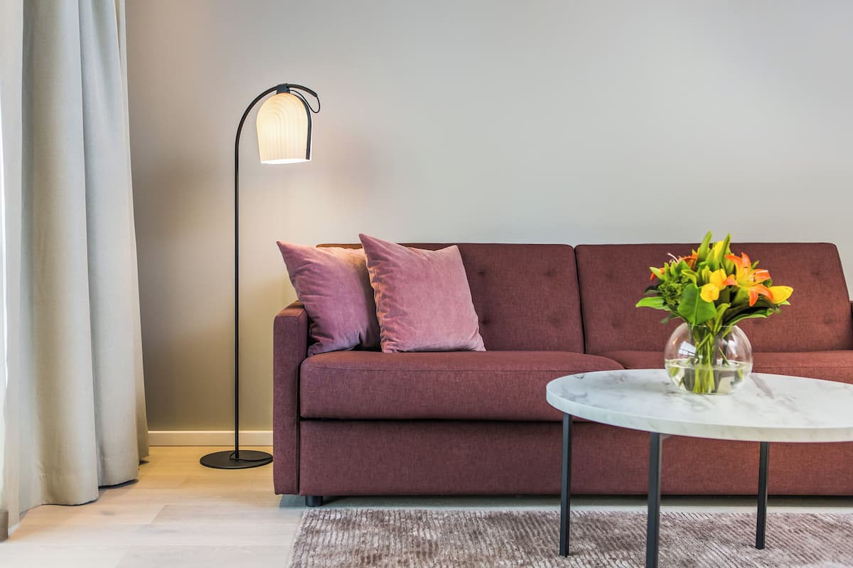 deluxe double room, 1 double bed with sofa bed, non smoking | premium bedding, pillow-top beds, desk, laptop workspace