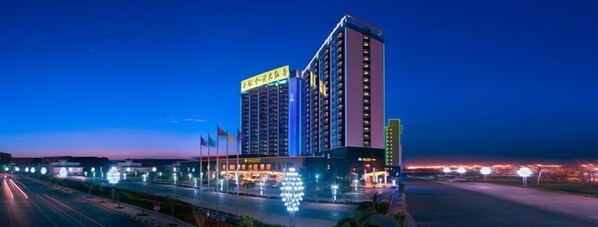 Front of property – evening/night
