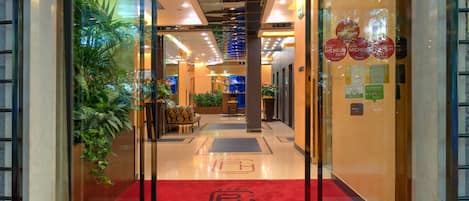 Interior entrance