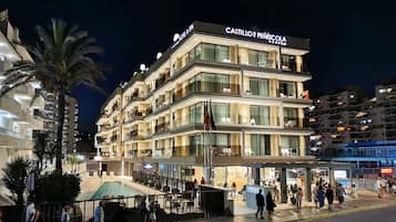 Front of property - evening/night