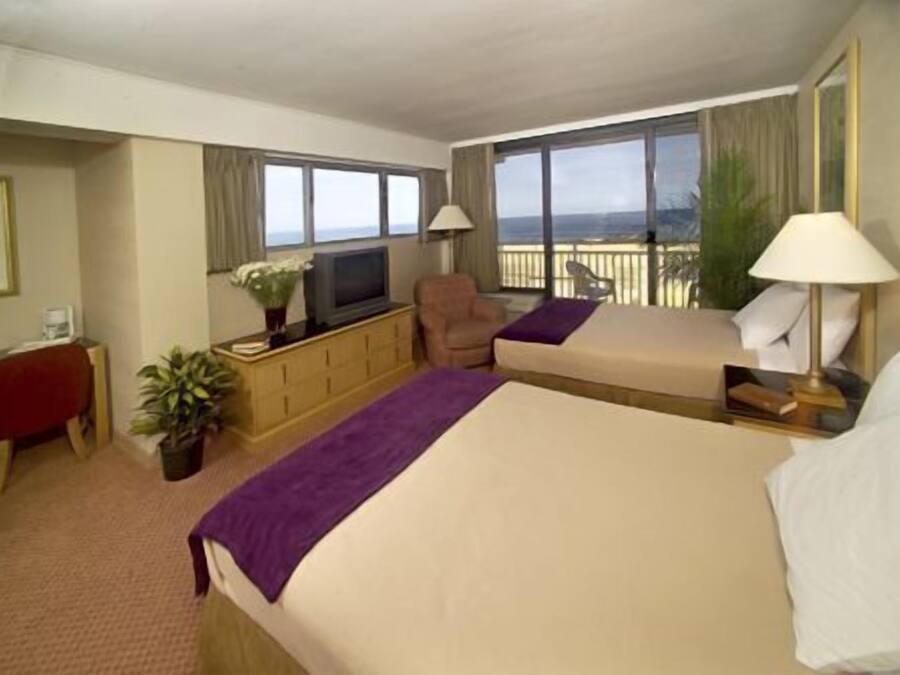 Hypo-allergenic bedding, down comforters, in-room safe