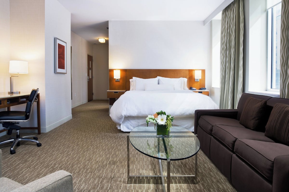 Westin, Junior Suite, 1 King Bed with Sofa bed, City View | 1 bedroom, Egyptian cotton sheets, premium bedding, down comforters