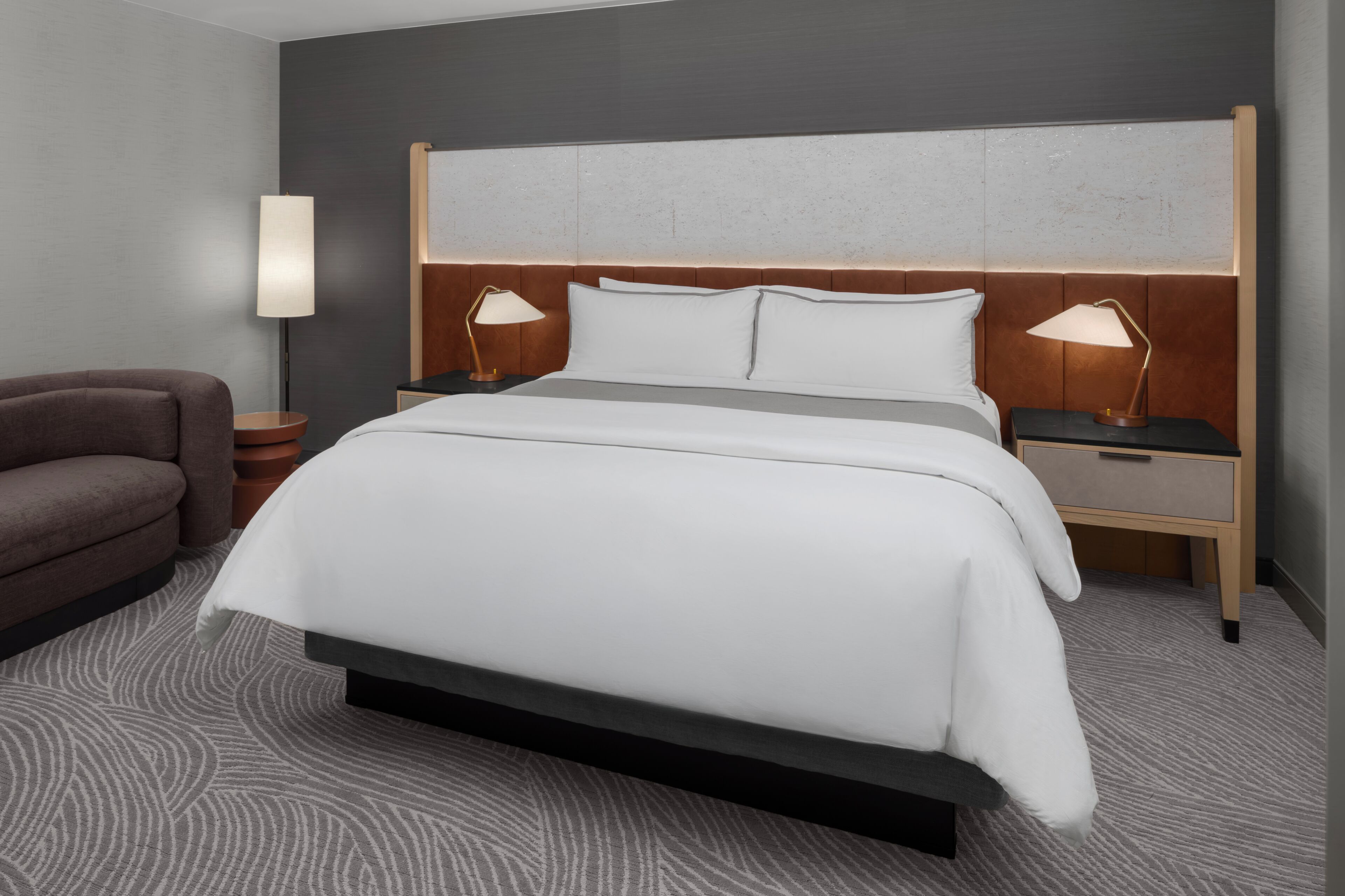 Westin, Phòng Suite Grand, 1 phòng ngủ, quang cảnh thành phố | 1 phòng ngủ, bộ trải giường bằng vải cotton Ai Cập 