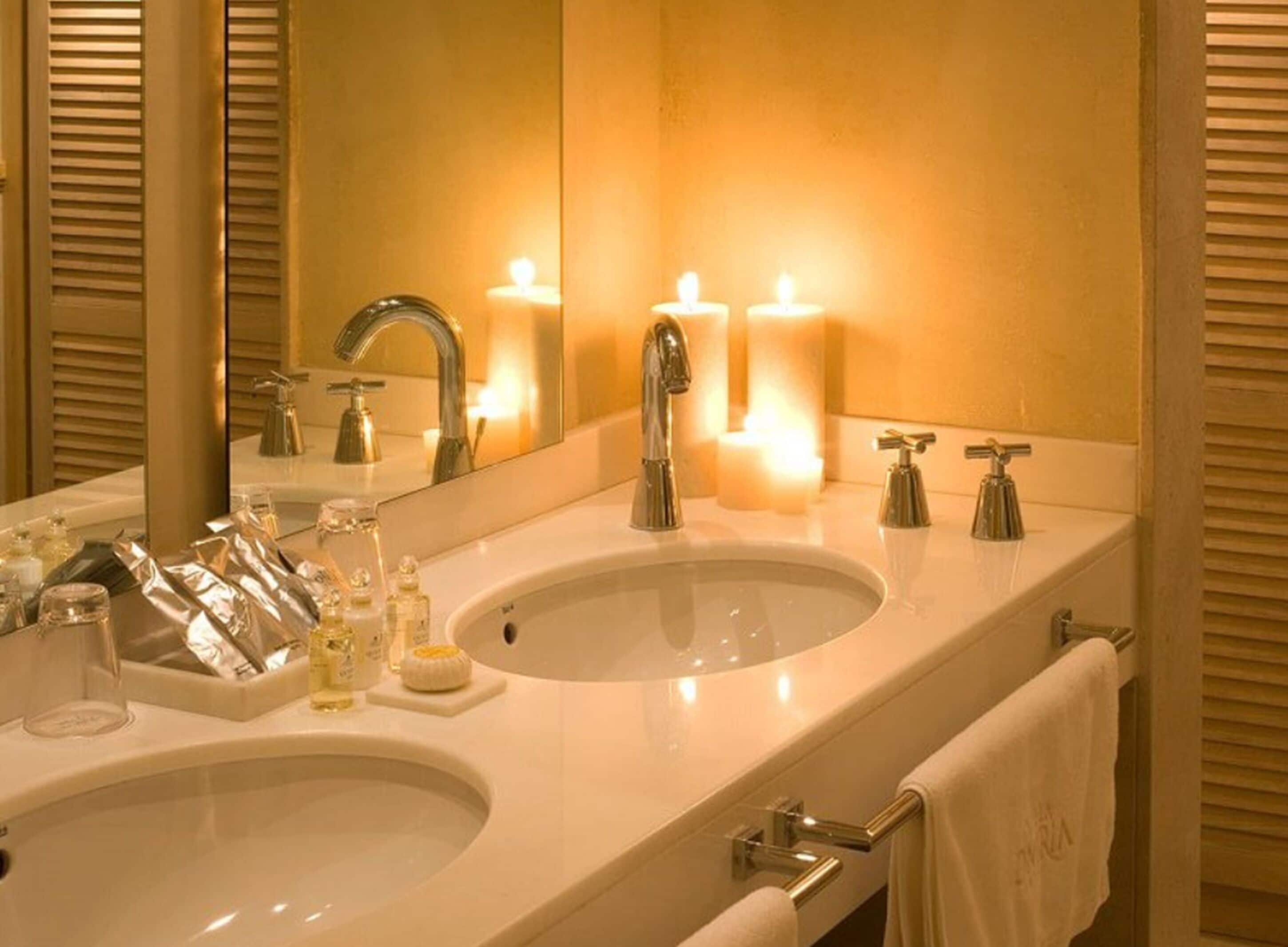 deluxe penthouse | bathroom | designer toiletries, hair dryer, bathrobes, bidet