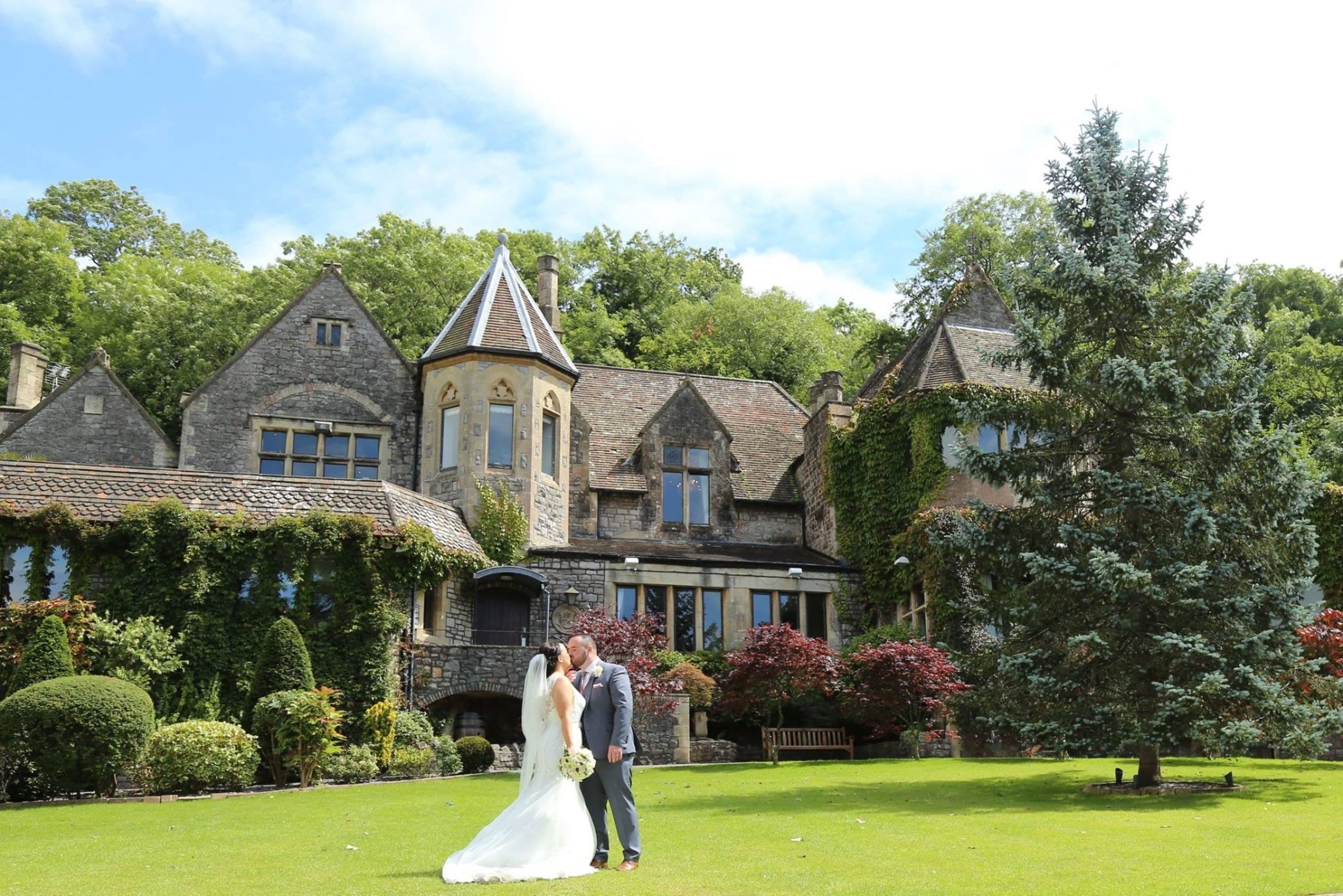 outdoor wedding area