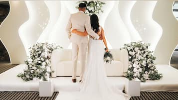 Indoor wedding