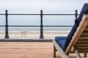 Uitzicht op strand/zee
