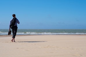 On the beach