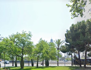 Standard Twin Room, City View | View from room - Yomo Hostal BCN Port (Barcelona)