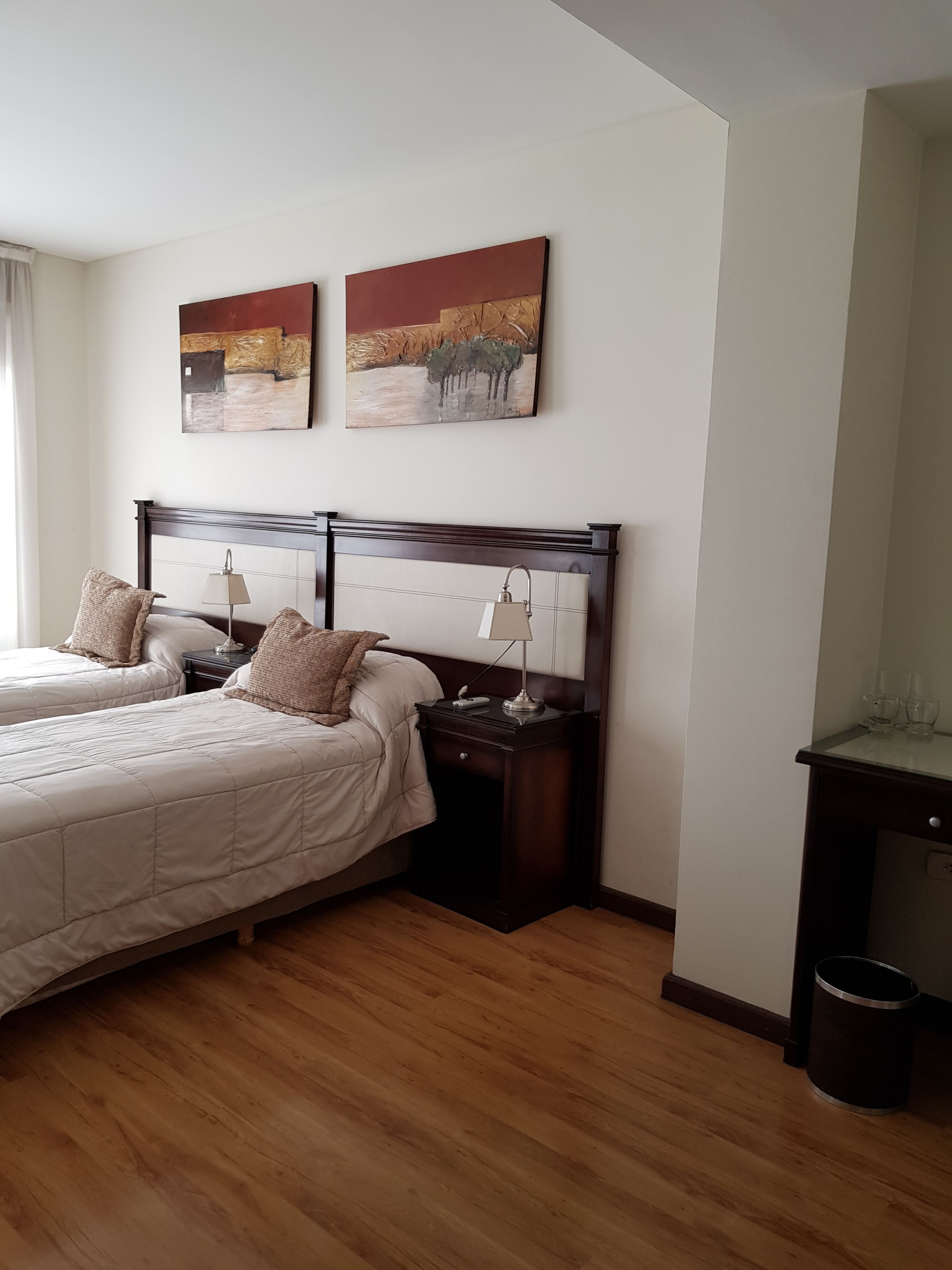 Premium bedding, down comforters, pillowtop beds, minibar