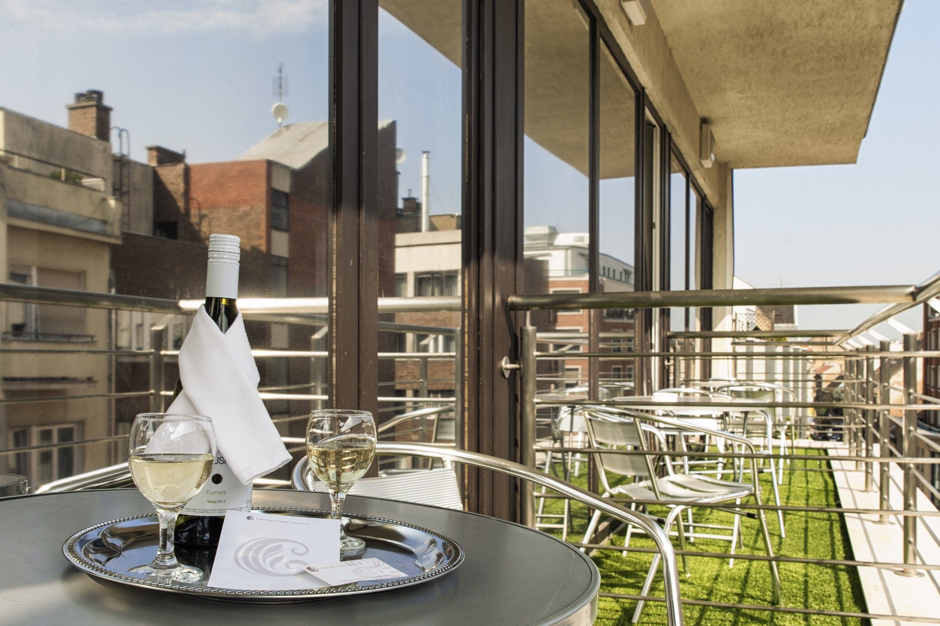 standard double or twin room, balcony, city view | balcony