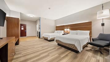 In-room safe, desk, iron/ironing board, free cribs/infant beds