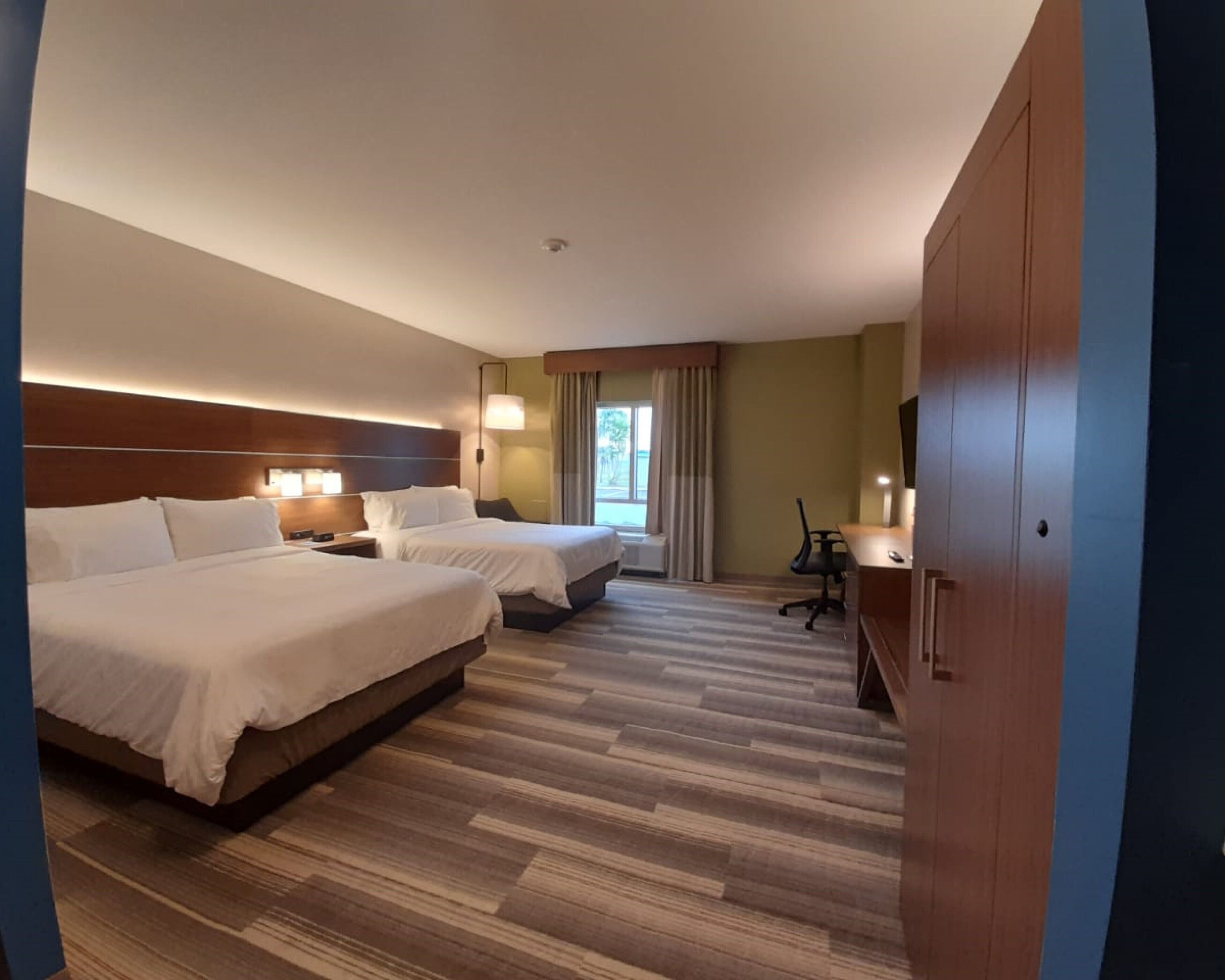 standard room, 2 queen beds | 1 bedroom, in-room safe, desk, iron/ironing board