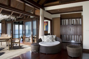 Ropa de cama de alta calidad y minibar