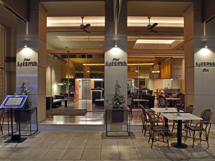 Front of property – evening/night