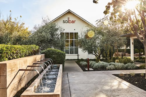 Breakfast, lunch, dinner served; Californian cuisine, pool views