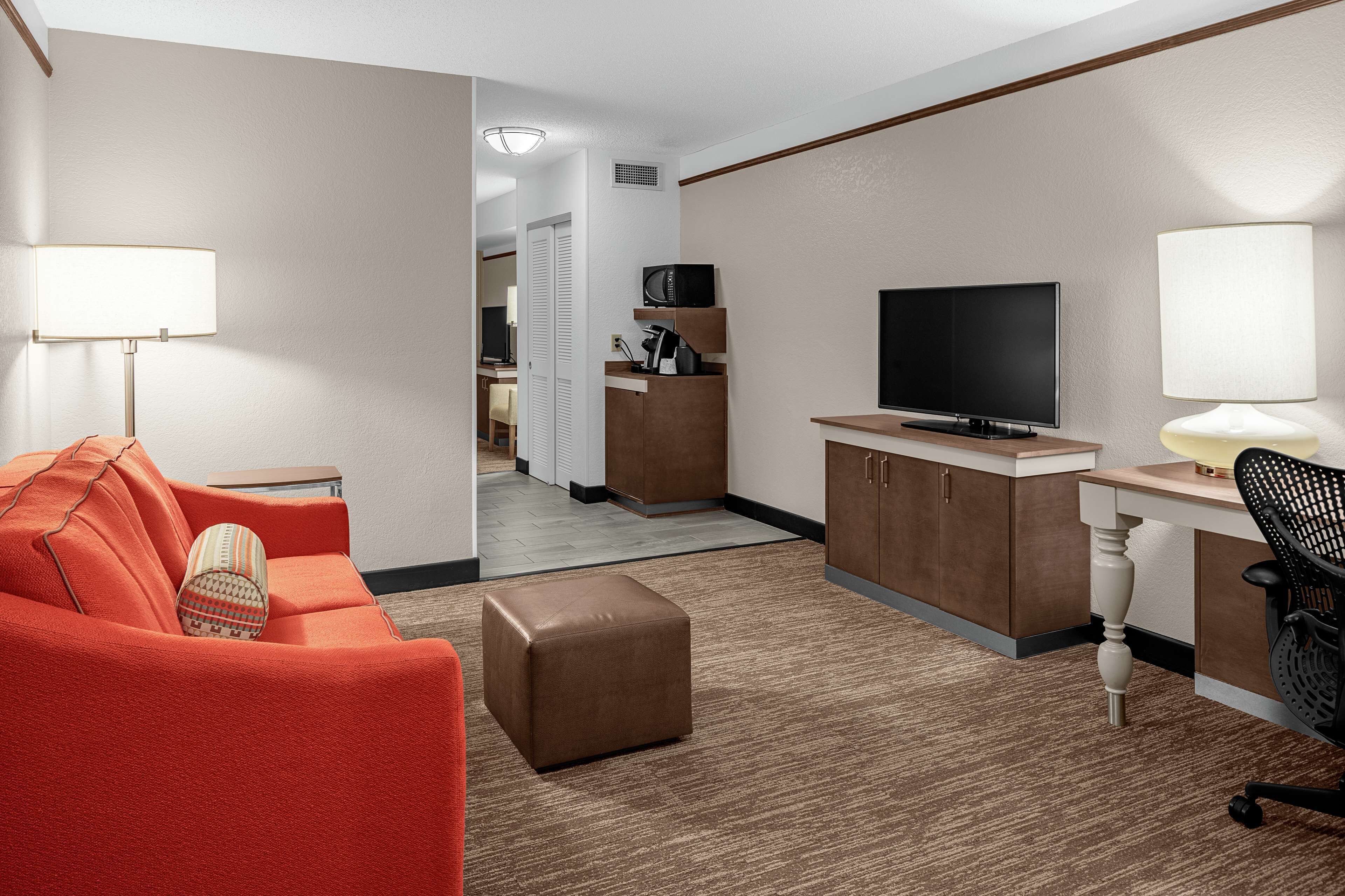 premium bedding, desk, soundproofing, iron/ironing board