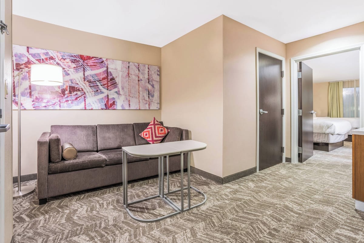 Suite, 1 Bedroom, Non Smoking | Hypo-allergenic bedding, desk, blackout drapes, iron/ironing board