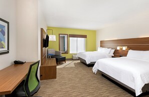 Standard Room, 2 Queen Beds, Accessible (Communications) | In-room safe, desk, iron/ironing board, free cribs/infant beds - Holiday Inn Express Hotel & Suites Birmingham - Inverness by IHG (Birmingham)