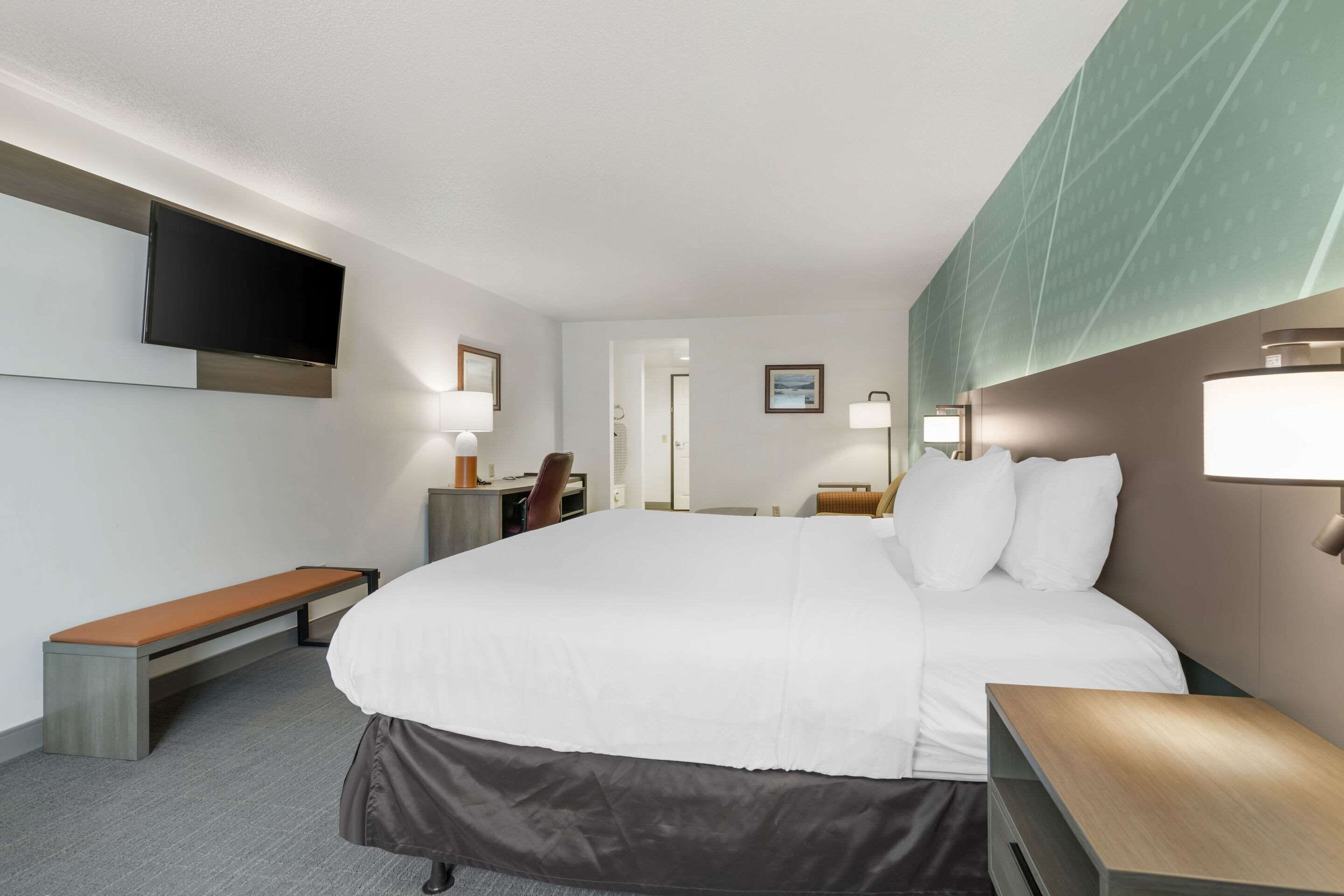 room, 1 king bed with sofa bed, accessible, non smoking (accessible tub) | premium bedding, pillow-top beds, in-room safe, desk