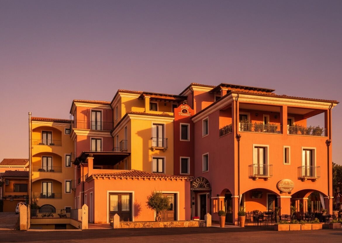 Fassade der Unterkunft