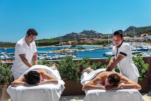 Suíte real, 1 quarto, banheira de hidromassagem, vista para o mar | Massagens disponíveis na acomodação