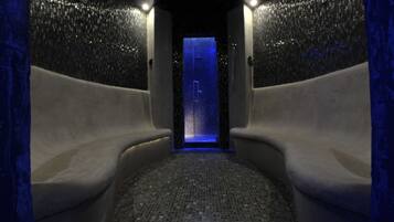 Couples treatment rooms, sauna, steam room, hot springs, Turkish bath