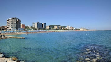 Uitzicht op strand/zee