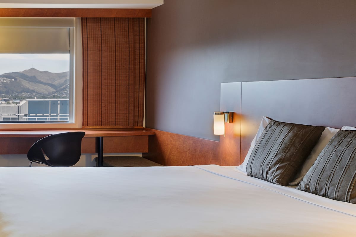 In-room safe, desk, laptop workspace, blackout drapes