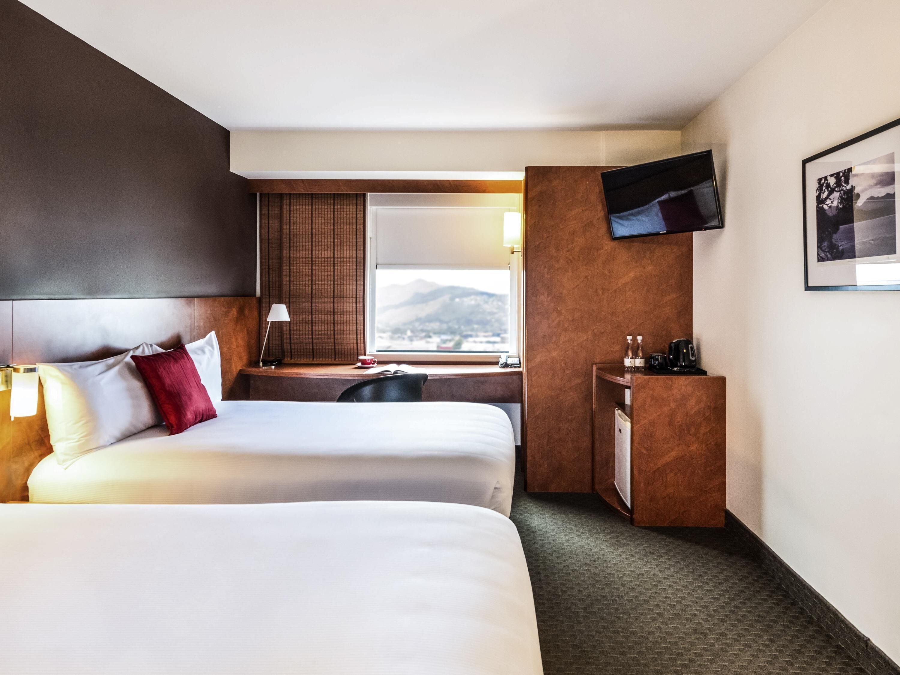 In-room safe, desk, laptop workspace, blackout drapes
