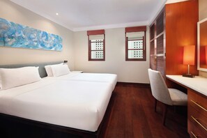Family Suite, 4 Bedrooms, Balcony | Minibar, in-room safe, desk, laptop workspace