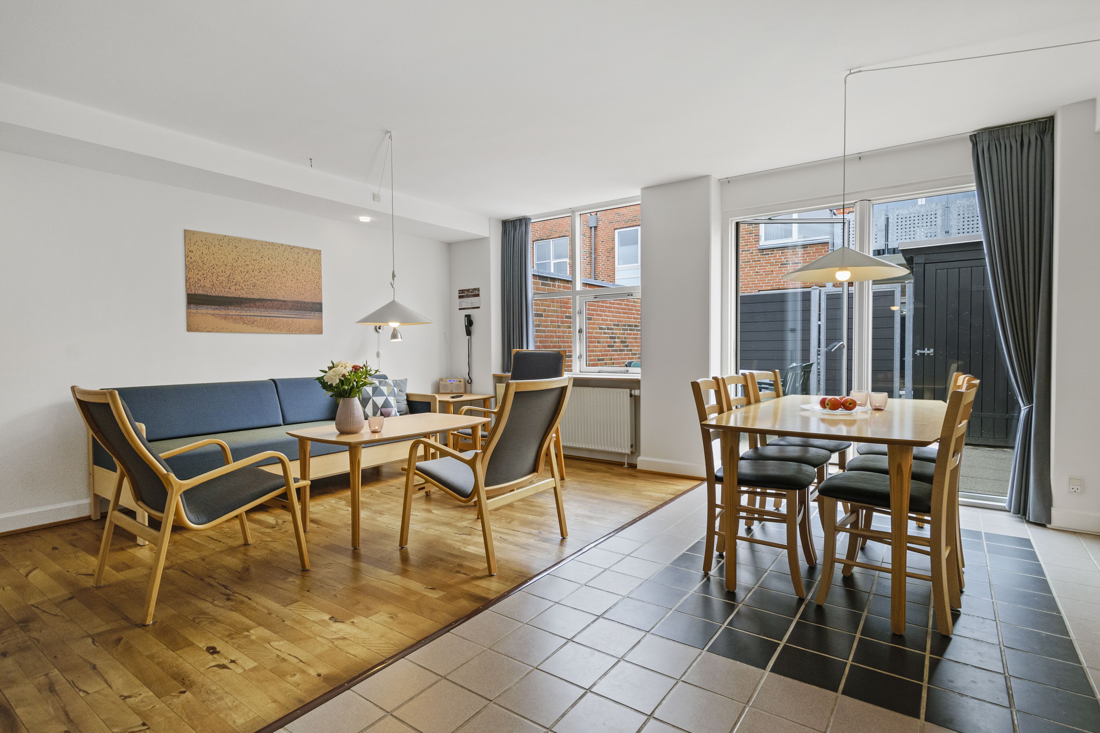 Apartment, 2 Bedrooms, Terrace (Linen Excluded) | Living area | TV, heated floors