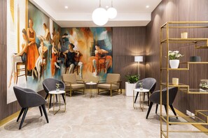 Àrea amb seients del vestíbul