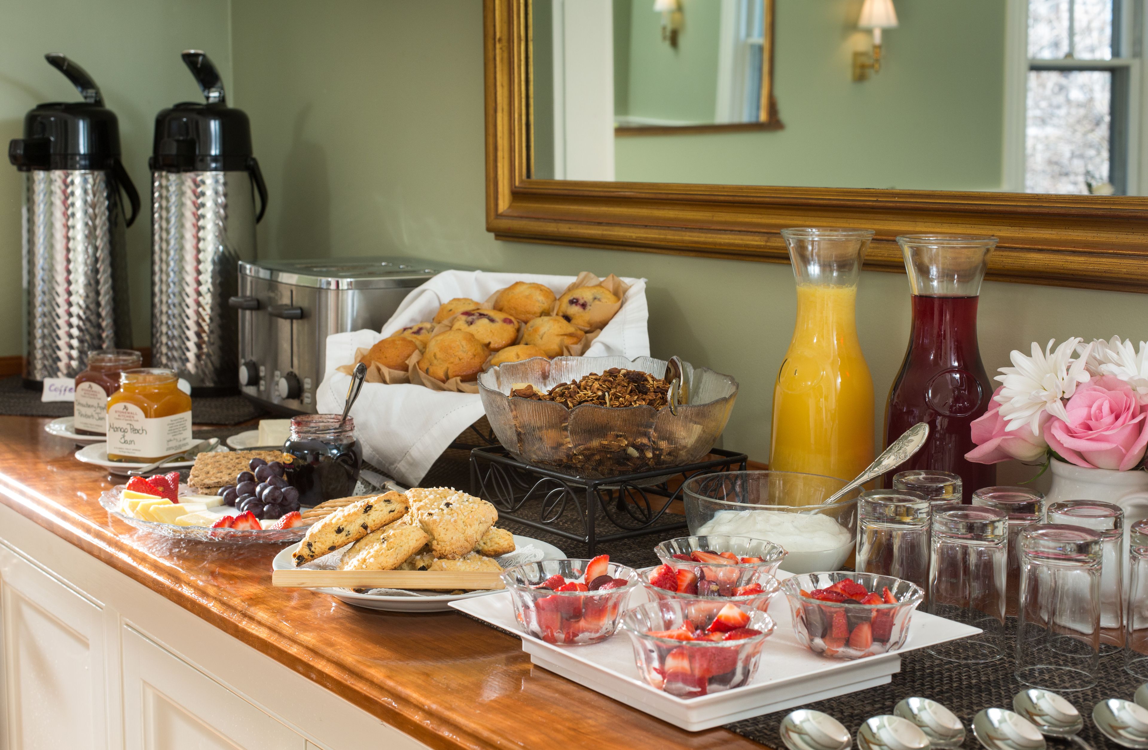 Petit déjeuner continental compris tous les jours